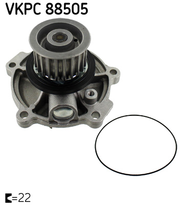 Pompă de apă, răcire motor VKPC 88505 SKF